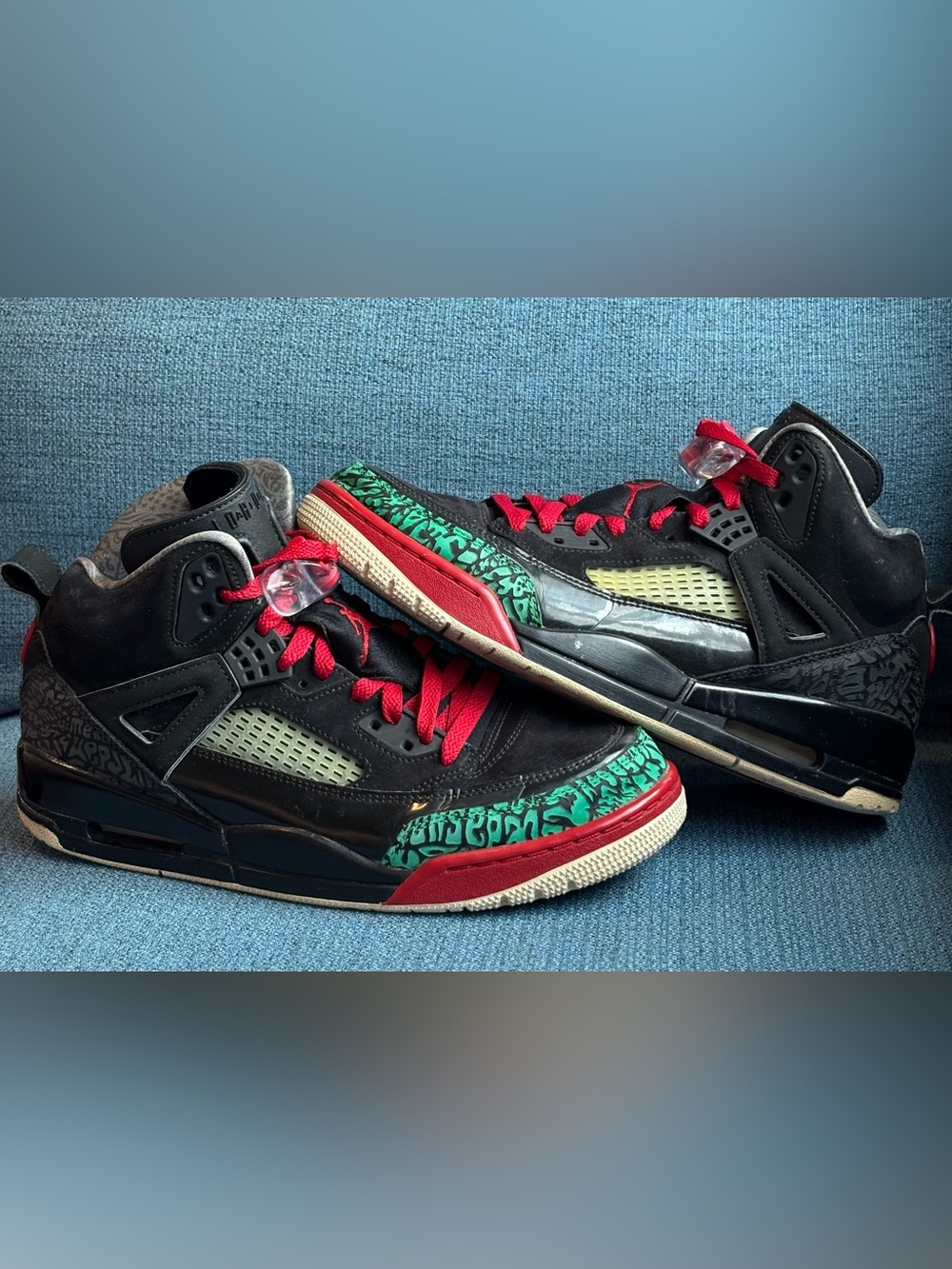Air Jordan Spizike OG Black Varsity Red 2017 • 315371-026 • Men’s Sz: 9.5